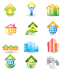 Image showing Real Estate -  Icon Set