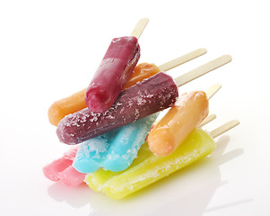 Image showing ice cream pops