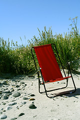 Image showing red chair