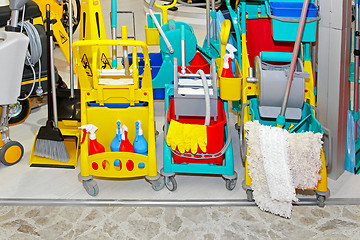 Image showing Cleaning equipment