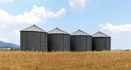 Image showing Wheat silo