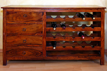 Image showing Wine rack