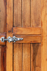 Image showing Wooden door