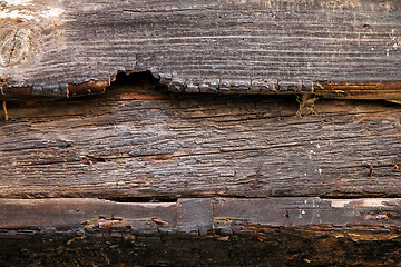 Image showing Fire wood beam