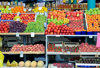 Image showing Fruits stall