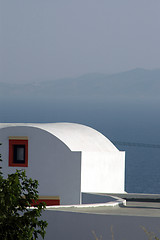 Image showing building over sea