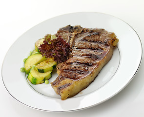 Image showing t bone steak
