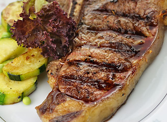 Image showing t bone steak