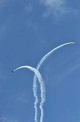 Image showing airshow airplanes