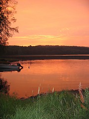 Image showing sunset, scandinavian style