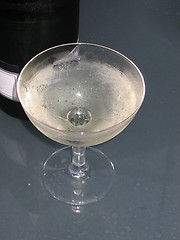 Image showing glass of champagne