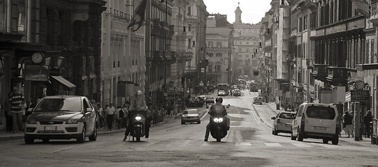 Image showing Via del Tritone, Rome