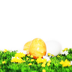 Image showing Yellow Easter motive 