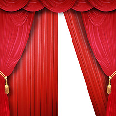 Image showing open curtains