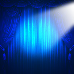 Image showing Theater spotlight 