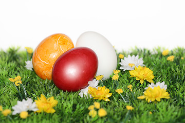 Image showing Beautiful Easter Eggs 