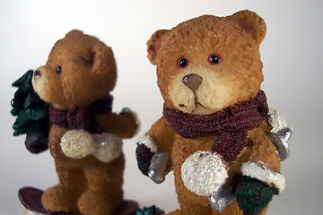 Image showing two bear trinkets