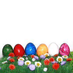 Image showing Easter with the Easter eggs 