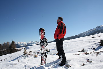 Image showing Winter vacation in the mountains