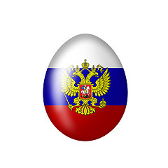 Image showing Egg with Russian eagle from the Tsarist 