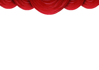 Image showing Curtains on white background 