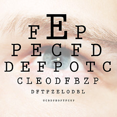 Image showing the eye test 