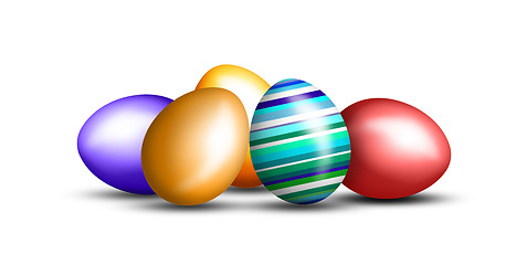 Image showing Easter Eggs illustration 