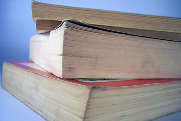 Image showing three old books