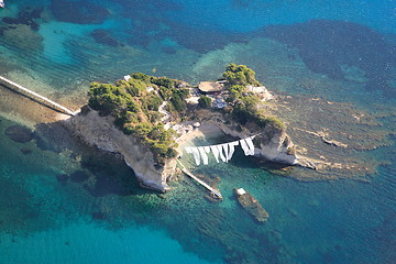 Image showing Aerial view on Zakynthos island