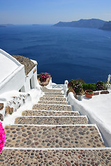 Image showing Santorini village