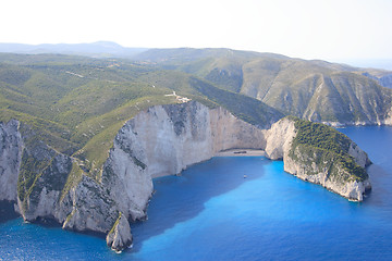 Image showing Aerial view on Zakynthos island