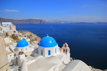 Image showing Santorini church Greece