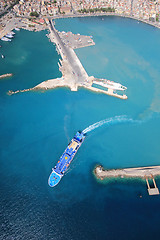 Image showing Aerial view on Zakynthos island