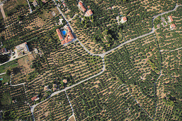 Image showing Aerial view on Zakynthos Greece 