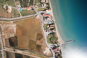 Image showing Aerial view on Zakynthos island