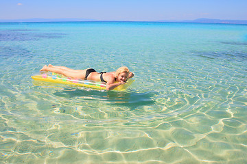 Image showing Beautiful woman relaxing 