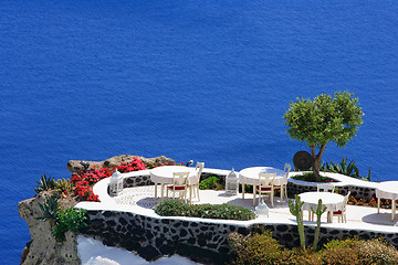 Image showing Santorini village