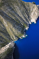 Image showing Aerial view on Zakynthos island