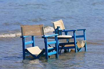 Image showing Table in the sea