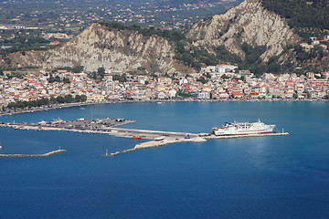 Image showing Aerial view on Zakynthos island