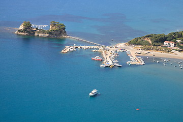 Image showing Aerial view on Zakynthos island