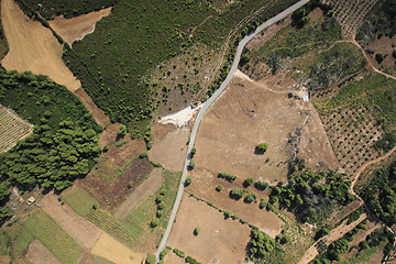 Image showing Aerial view on Zakynthos island