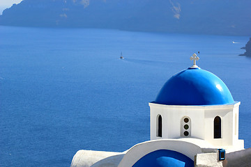 Image showing Santorini church Greece