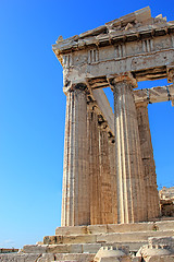 Image showing Parthenon in Acropolis