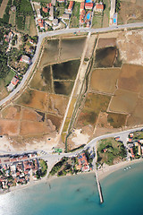 Image showing Aerial view on the island of Zakynthos 