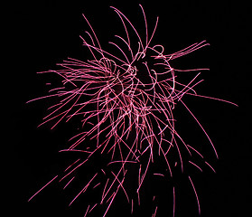Image showing abstract fireworks