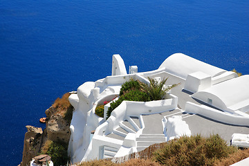 Image showing Santorini village