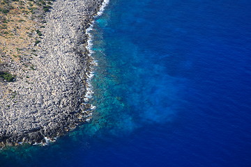 Image showing Aerial view on Zakynthos island