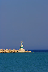 Image showing Harbour wall