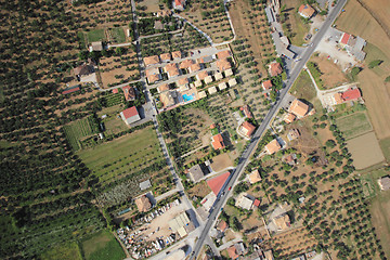 Image showing Aerial view on Zakynthos Greece 